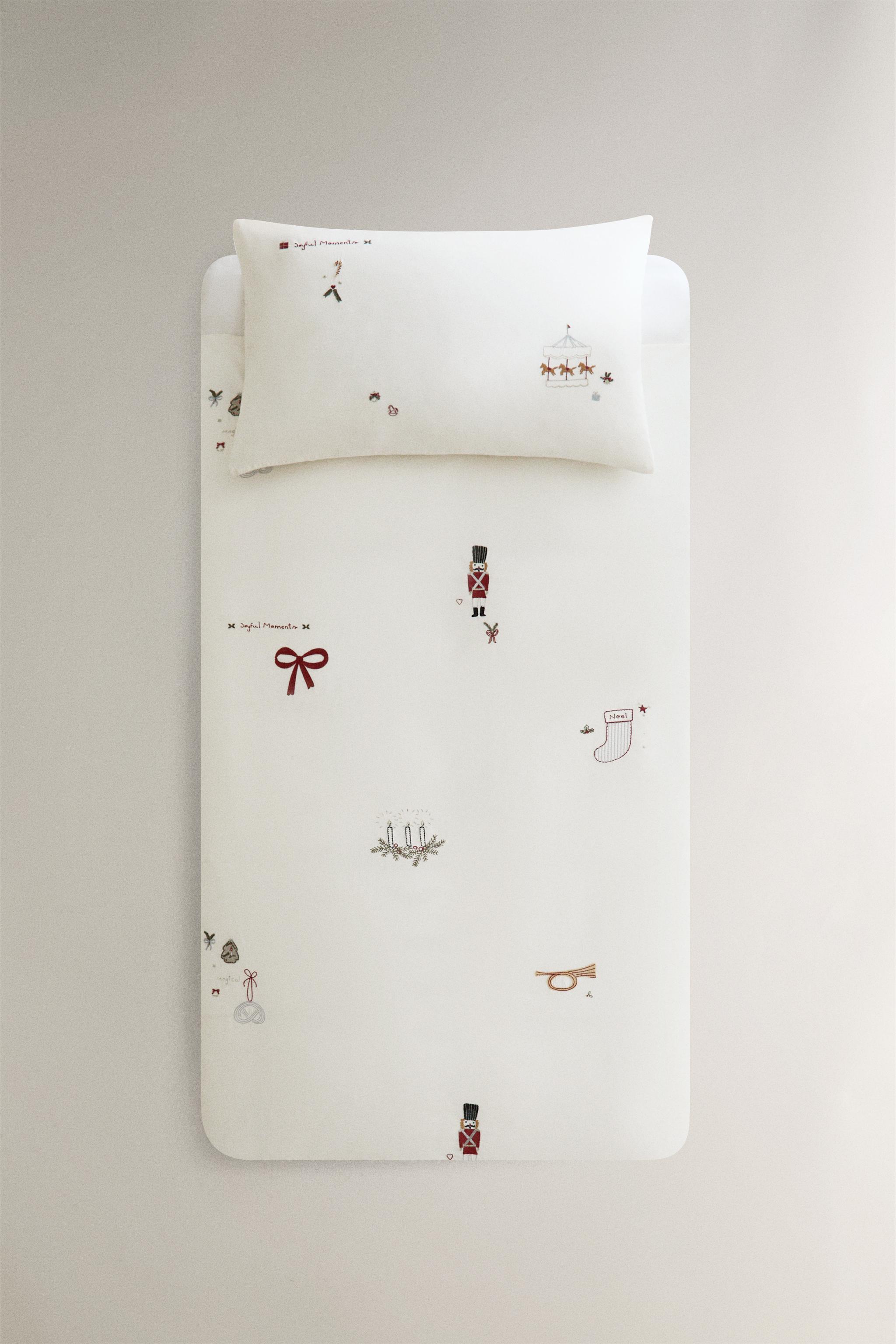 HOUSSE DE COUETTE POUR ENFANT MOTIFS DE NOËL